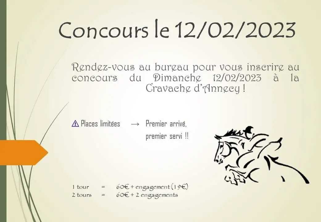 C'est parti à vos inscriptions ! Attention, les places partent très vite !